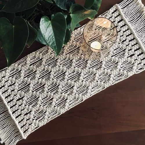 رانر مکرومه طرح لونه زنبوری