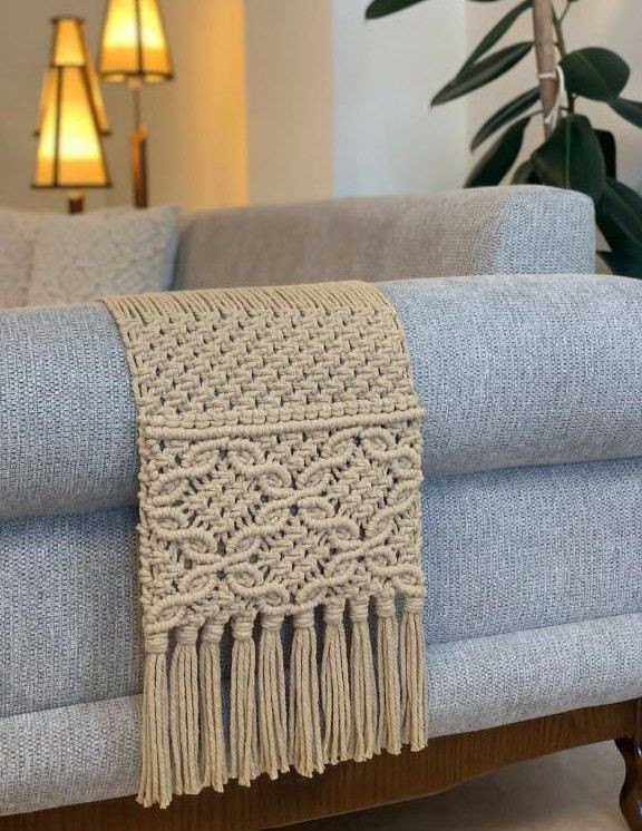 جاکنترلی و نظم دهنده رومبلی مکرومه طرح گلبرگ