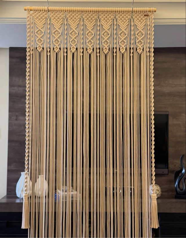 پرده مکرومه طرح غزل