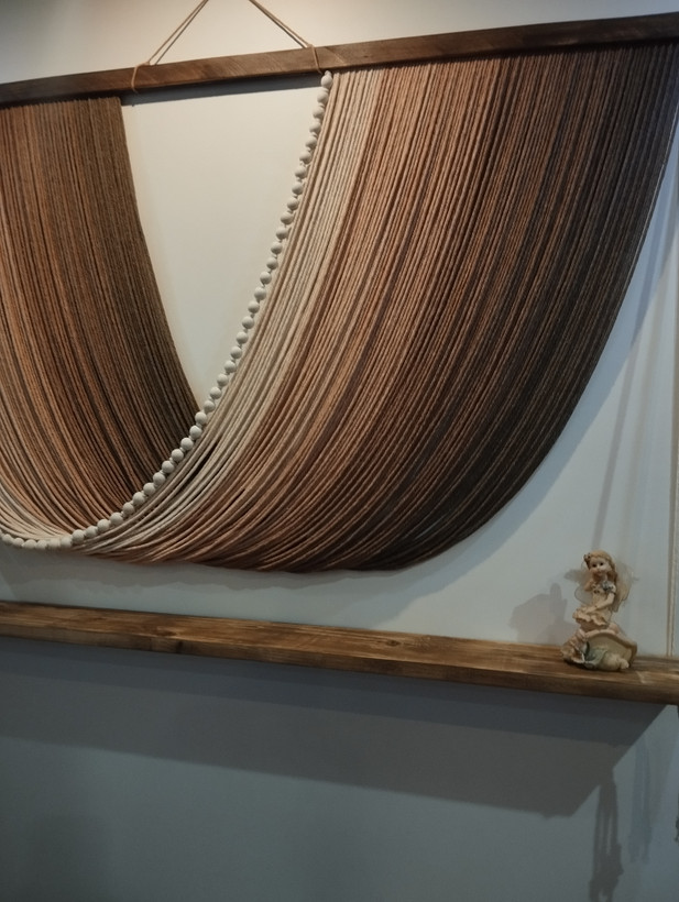 بومریس مکرومه بافت دستبافت دکوراسیون بوهمین